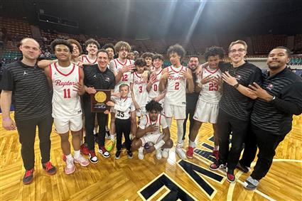 EHS Boys Basketball Team after Great 8 game